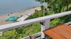 Пляжный кемпинг " 9 километр" с палаткой на берегу Черного моря/Джубга/палатка/отдых/путешествие