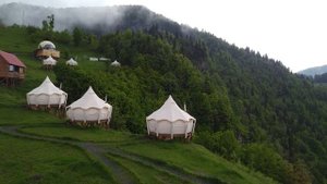 Самый видовой глэмпинг в Аджарии. Путешествие с 2х месячным малышом.