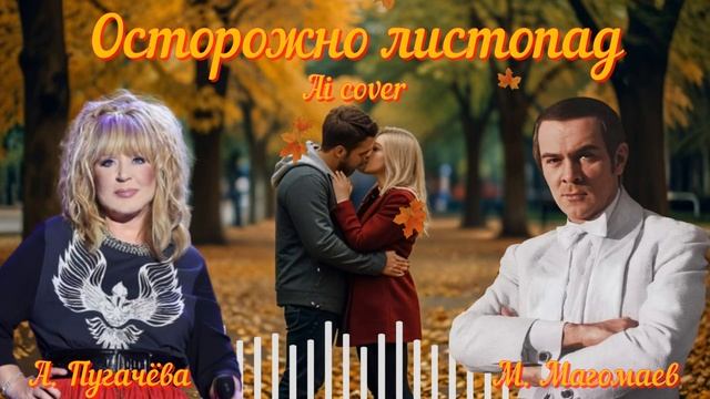 Осторожно листопад - Ai cover - А. Пугачёва - М. Магомаев