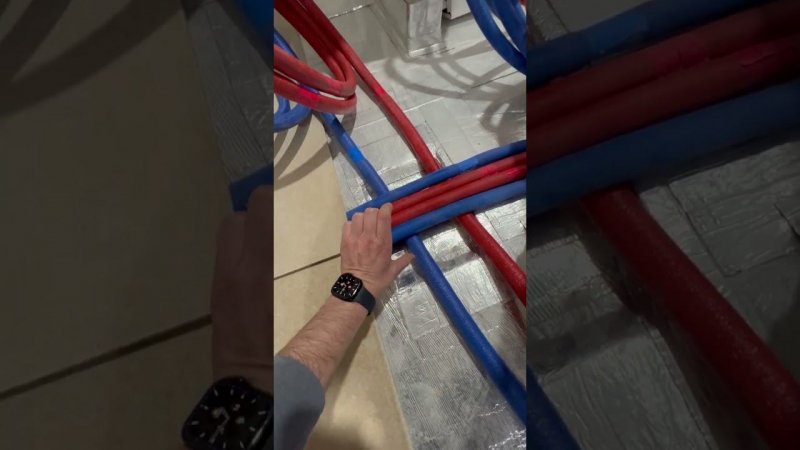 Прокладка КОММУНИКАЦИЙ под стяжкой  | ЖК «Сердце Столицы»