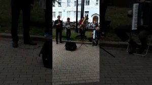 Hatchet jazz band. Весёлый джаз на Чистых прудах. Москва, 22 июля 2019