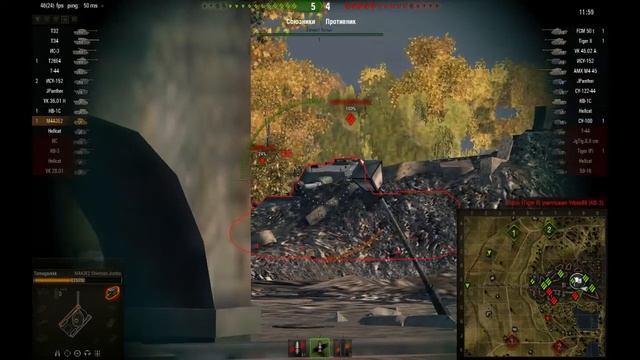 M4A3E2 Sherman Jumbo. Карта Линия Зигфрида. смотреть онлайн