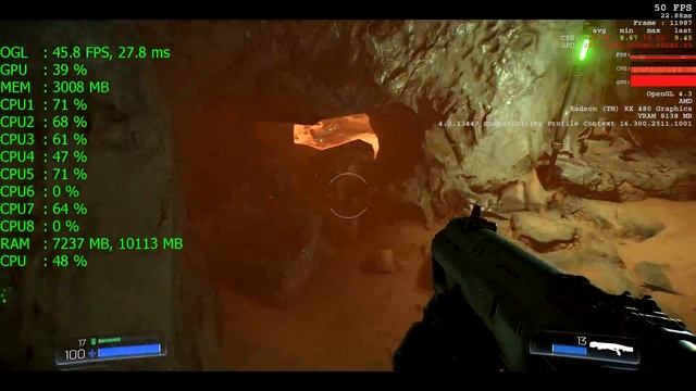 FX-83204000  RX 480 8G DOOM Demo OpenCL