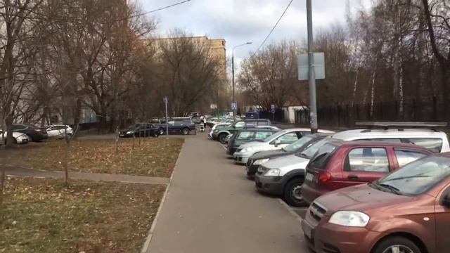 Осенняя прогулка по Москве, к пересечению МКАДа с Ярославским шоссе. смотреть онлайн