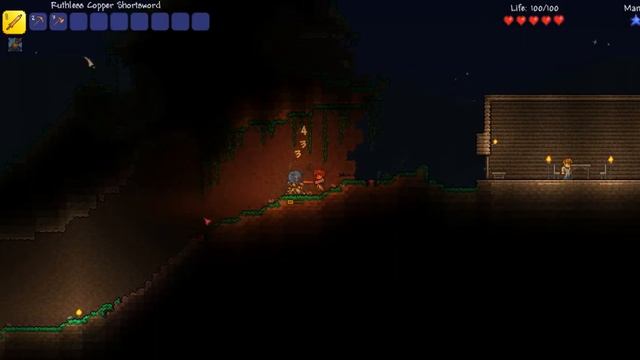 Terraria № 2 Поход в шахту