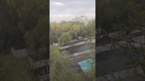 #Самара/Первая гроза/град размером с перепелиное яйцо/24.04.2025