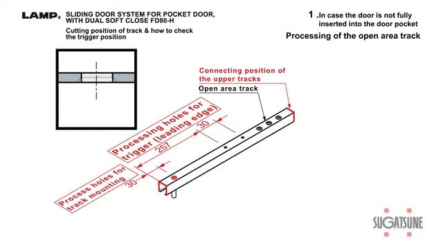 [INSTRUCTIONS🛠] FD80-H Sliding Door System for Pocket Door - Installation Guide - Sugatsune Global смотреть онлайн