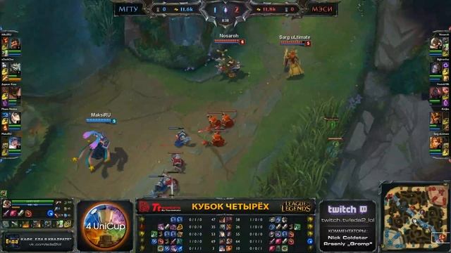 МГТУ VS МЭСИ. 4UNICUP смотреть онлайн