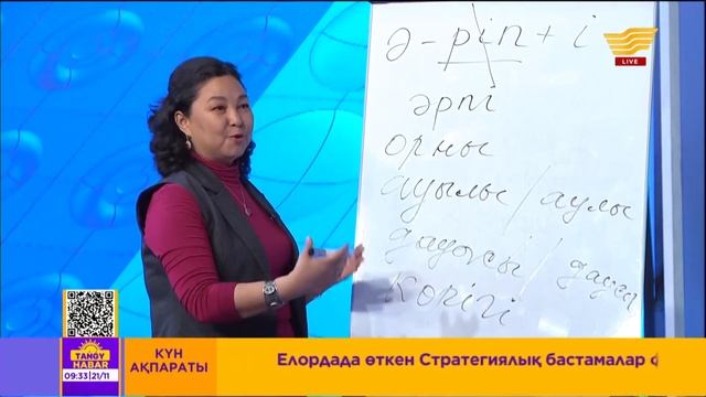 Латын әліпбиі: Түбір сөздердің жазылуы смотреть онлайн