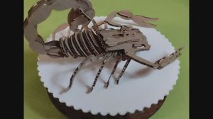 Скорпион. Сборная модель из картона. Порядок сборки.