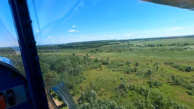 Первушино. Полет на двух местном самолете смотреть онлайн