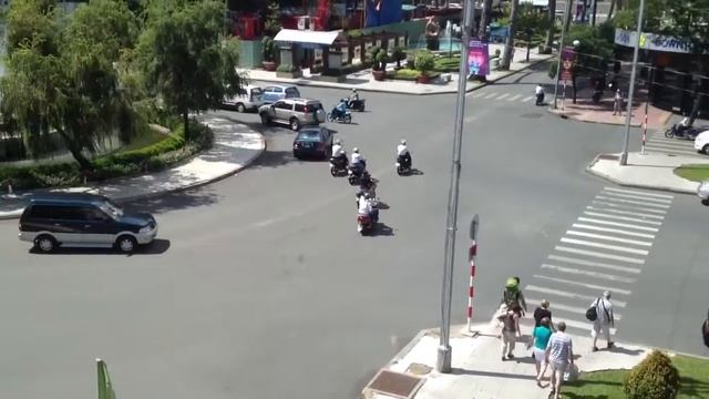 Хошимин - движение на дорогах смотреть онлайн