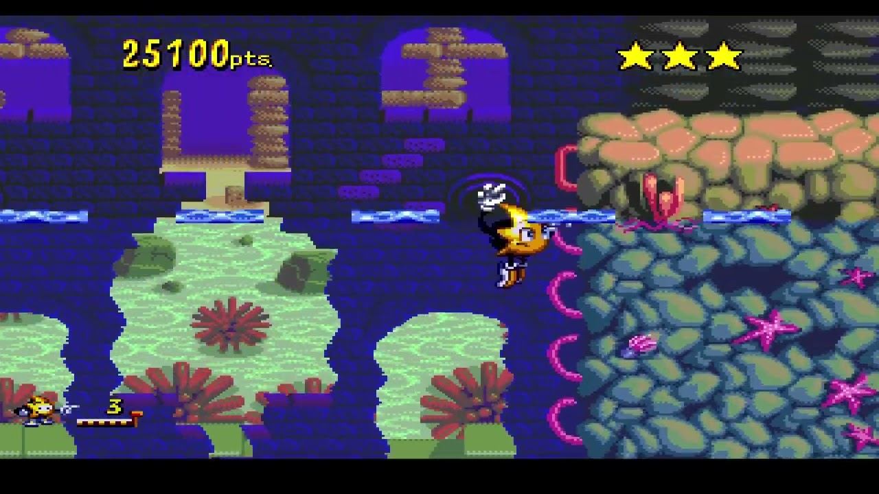 Ristar (Walkthrough) - Lost Palace | 2-2