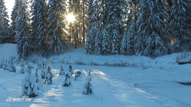 Эко-комплекс Мазаная Горка зимой смотреть онлайн