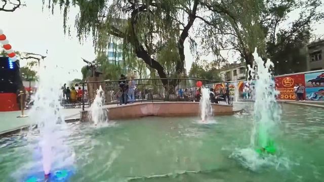 Открытие фонтаного комплекса ЦУМ "Айчурек" смотреть онлайн