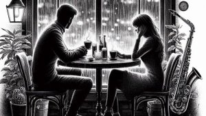 В кафе вдвоём, песня. Ностальгия, блюз.