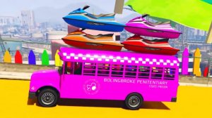 Мультики про Цветные Машинки Монстр Траки и Школьный Автобус для Человека Паука и Детей