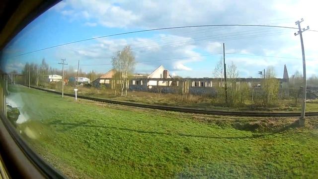 Поездка из Санкт-Петербурга в Буй на поезде в плацкарте. Петербургско-Вологодская железная дорога. смотреть онлайн