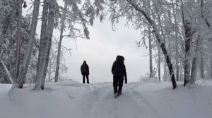 2021-01-16 лыжная прогулка Вершина - Таватуй
