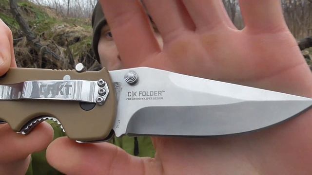 Мощный нож CRKT Crawford Kasper смотреть онлайн
