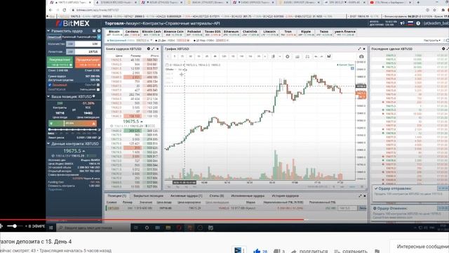 Вадим Бабич (Crazy_Alex). Разгон депозита с 1$. Берем лонг всей жизни от 19716 смотреть онлайн