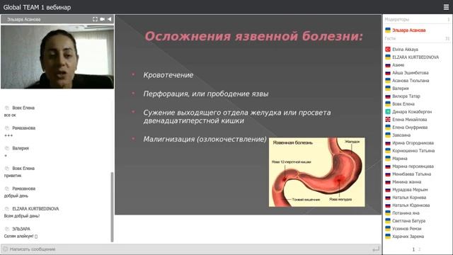 Гастрит, язвенная болезнь. врач Эльзара Асанова