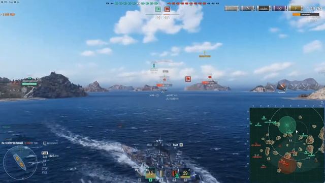 Пара часиков в кораблях / World of Warships