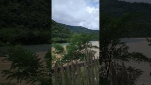 Экскурсия горная в Аджарии. Место сливания двух рек