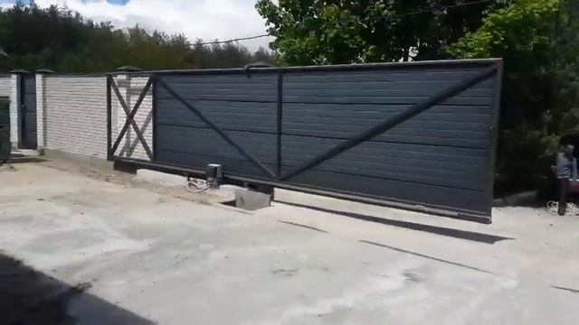 Відкатні ворота 👉 ВИД ЗАПОВНЕННЯ ВОРІТ ГОРИЗОНТ смотреть онлайн