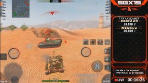 WoT Blitz Мастер на СУ 100М1 - World of Tanks Blitz СУ 100М1 (М)