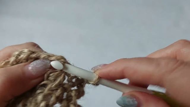 #10 Ажурная Салфетка из Джута крючком