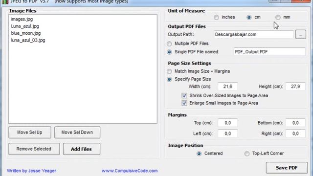 Convertir BMP, GIF, PNG, TIF, WMF, EMF, JPG JPEG a PDF gratis смотреть онлайн