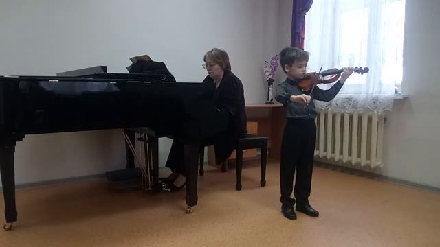 Агишев Тимур_9 лет_Р.Прахт"Игра в пятншки"_В.А.Моцарт"Вечерняя песня"_Дедовская ДМШ_Александрова Т. смотреть онлайн