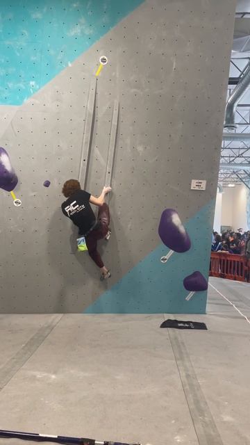 Cruz Padilla 2023 Bouldering Regional Championships Climb 4