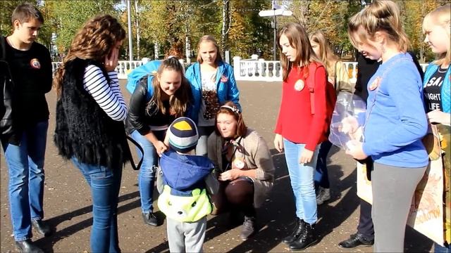 Акция "День пожилых людей" г.Саранск Дворей Детского Творчества смотреть онлайн