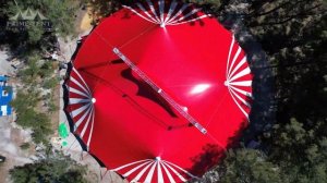 Монтаж нового цирка шапито в Геленджике от ПРАЙМ-ТЕНТ