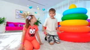 Рома и Диана Мама больна, Оливер и Адам помогают маме почувствовать себя лучше