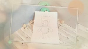 Работаю над заказом. Вязание медведя крючком. Архивное