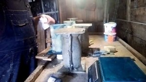 Изготовление ваз из мрамолит полимер бетона