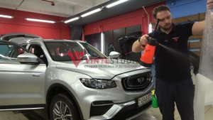 Инструкция по оклейке капота Geely Atlas Pro