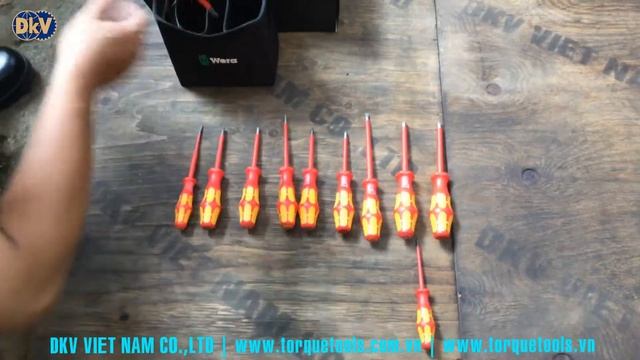 BỘ TÔ VÍT CÁCH ĐIỆN WERA 05004310001 | WERA VDE SCREWDRIVER SET 05004310001