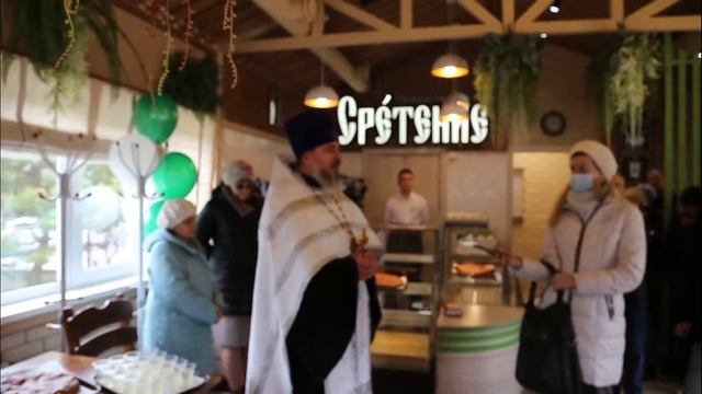 Открытие православного кафе "Сретение" смотреть онлайн