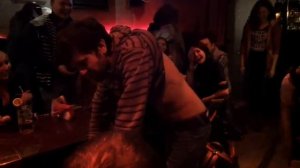 Мазох-кафе во Львове. Отхлестали нежнюлю кнутом)