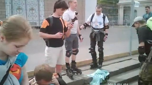 Роллеры, Пончиковая покатушка 2014год, Открытие. Старт смотреть онлайн