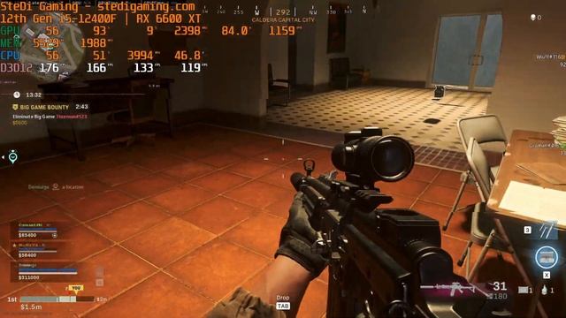 i5-12400F COD Warzone Pacific Low with Radeon RX 6600 XT смотреть онлайн