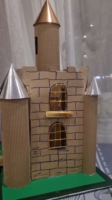 Средневековый замок, прикладной проект ребят по истории#замок#рыцарь смотреть онлайн