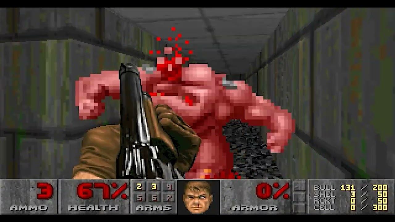 Doom (Walkthrough) - Episode 3: Inferno | Map 1: Hell Keep