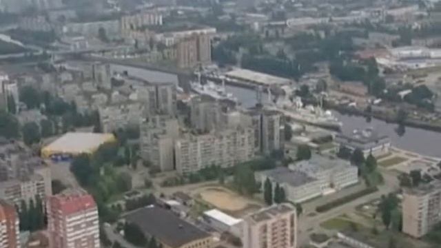 Калининград с высоты птичьего полёта смотреть онлайн