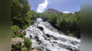 Домбай. Чучхурские водопады