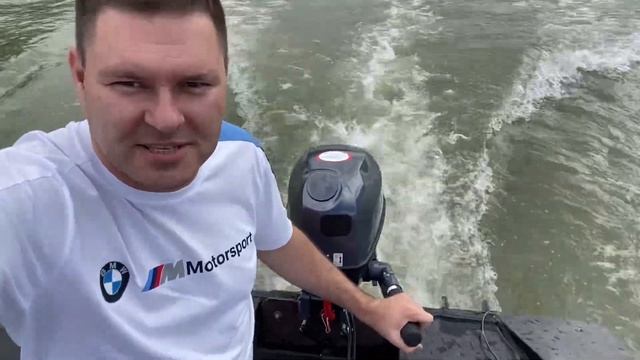 Тестируем электромотор для лодки Aiqidi E7 5.1Kw (7 л.с.) на реке Обь #лодочныйэлектромотор смотреть онлайн